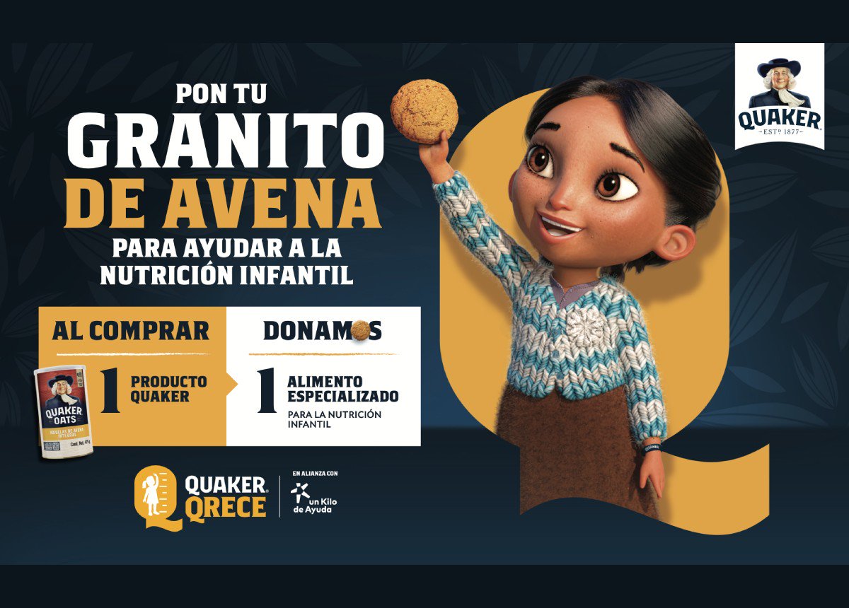 Quaker Qrece: por el bienestar nutricional infantil en México