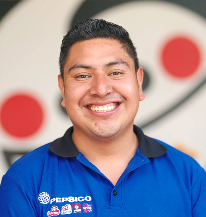 PepsiCo employee smiling